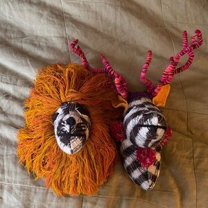 Colorful Animal Head Wall Decor